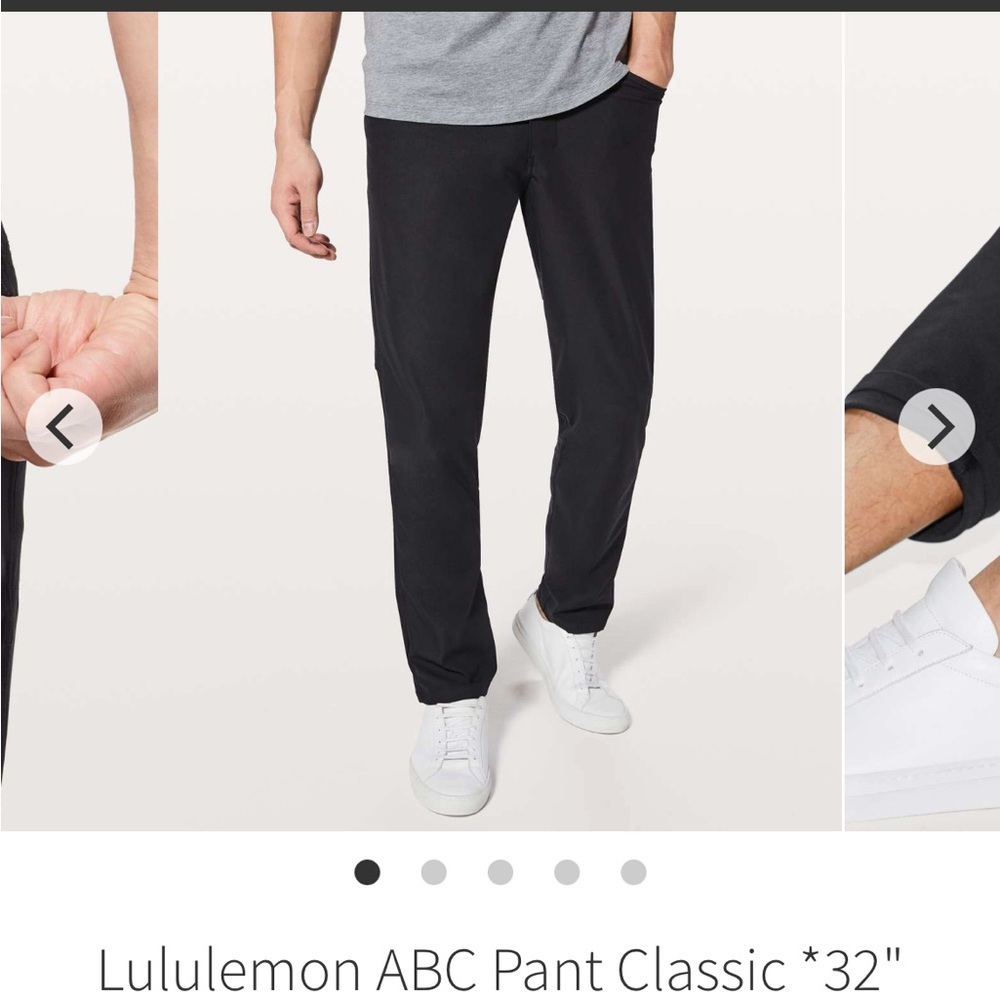 Lululemon ABC Pant Classic *32"
Black